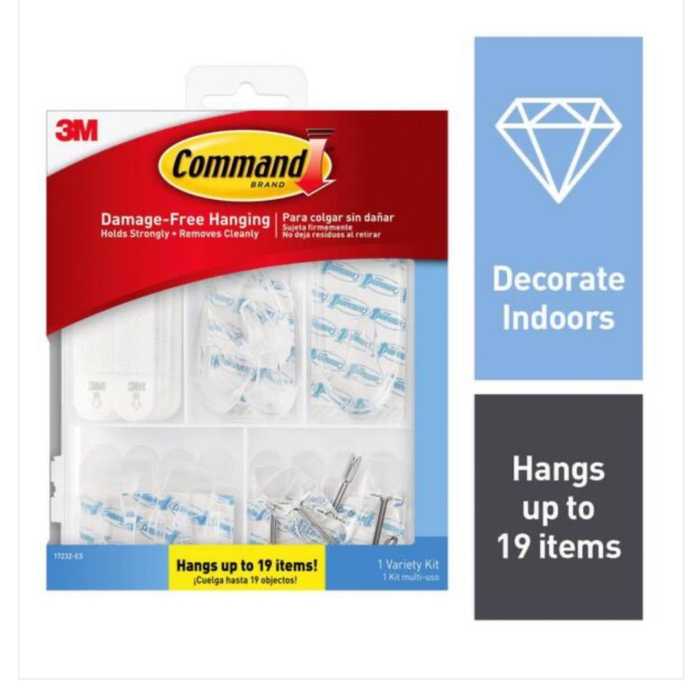 Two new in box Command brand Demage free hanging. Comes separately